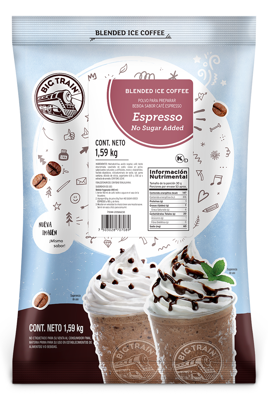 Base Espresso Sin Azúcar Big Train – the pot coffee u0026 tea design