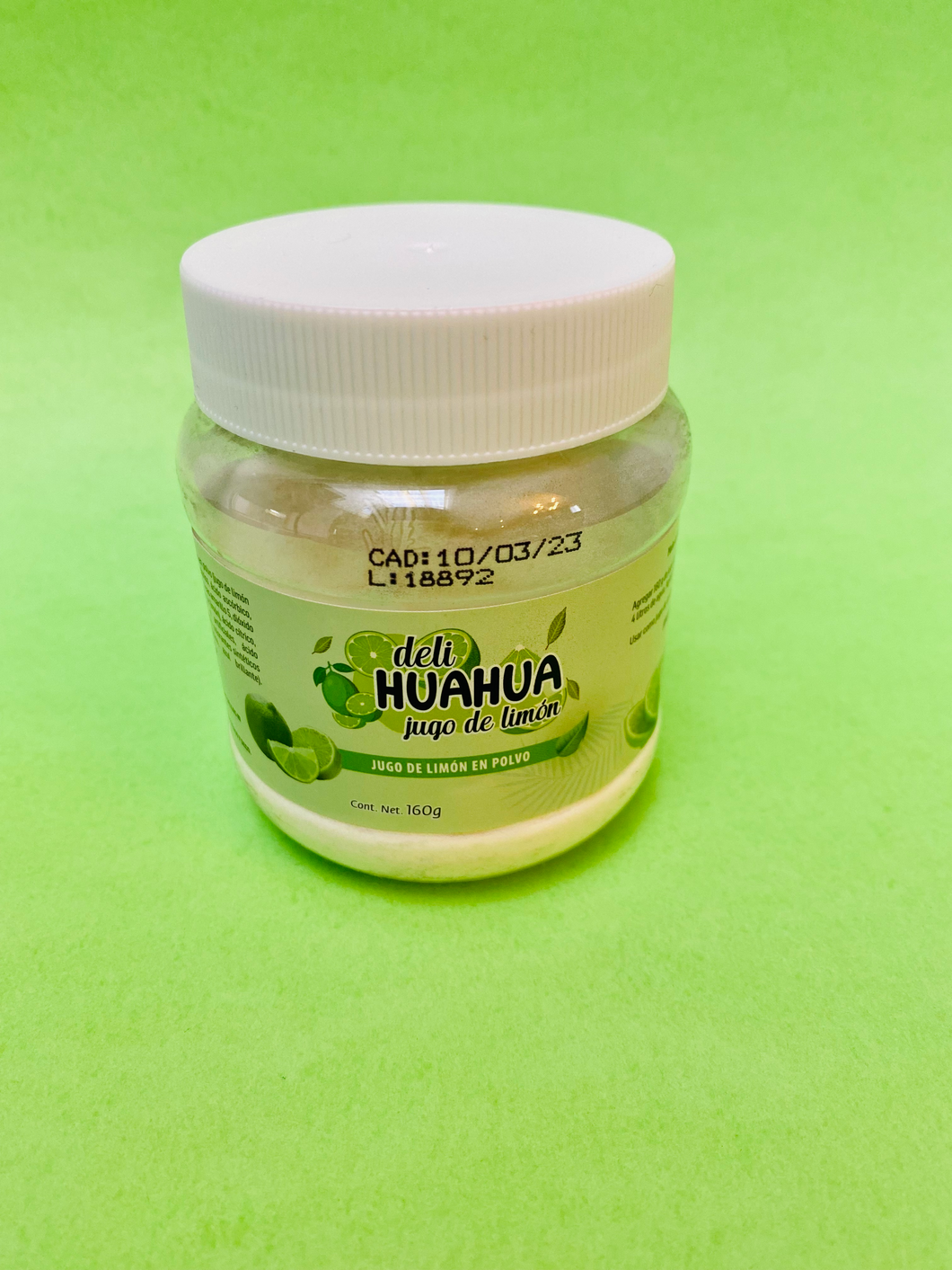 Jugo de limón en polvo