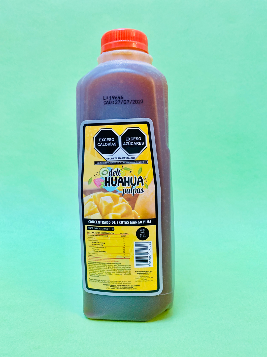 Pulpa de fruta sabor Mango Piña