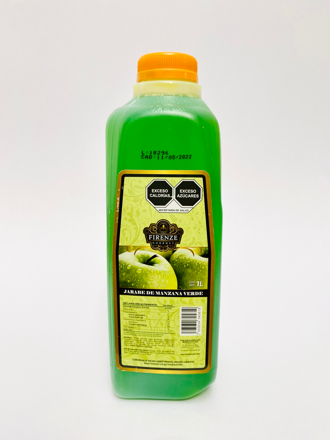 Pulpa de fruta sabor Manzana Verde
